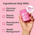 thumbnail image 3 of O Positiv FLO Ovarian Support Vitamin Capsules for Hormone Balance and Cycle Regularity, 90 Count, 3 of 10