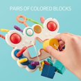 thumbnail image 4 of Toddler Sensory Toy: Silicone Pull String Activity, Travel Fine Motor Skills Toy, 4 of 5