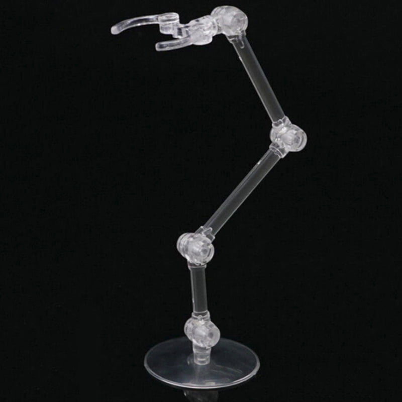 Clear Action Figure Holder Display Stand Base For HG RG SD SHF Gundam Model Toys