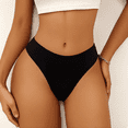 thumbnail image 3 of HOMBOM Panties for Women Hipster Cotton Seamless Black Breathable Underwear for Women XL, 3 of 4