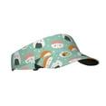 thumbnail image 2 of Easygdp Kawaii Sushi Stretchy Visor - Unisex Visor Hat for Men and Women, UPF 50 Sun Protection Visor, Ultra-Light, 2 of 8
