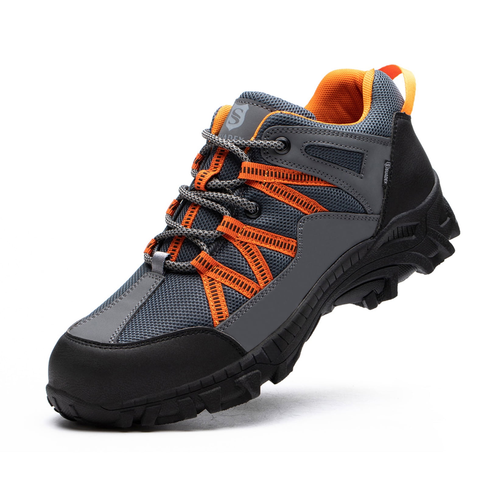 SUADEX Non Slip Steel Toe Work Shoes for Women Men Composite Safety