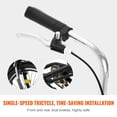 thumbnail image 4 of VEVOR 20" Adult Tricycles Bike 3 Wheel Bike Trike Bicycle Carbon Steel Black, 4 of 9