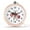Peony, variant on 5.25 Inch Vintage Alarm Clock - Silent Non-Ticking Retro Analog, Battery Operated Desk Clock for Bedroom, Living Room & Office (Rose)