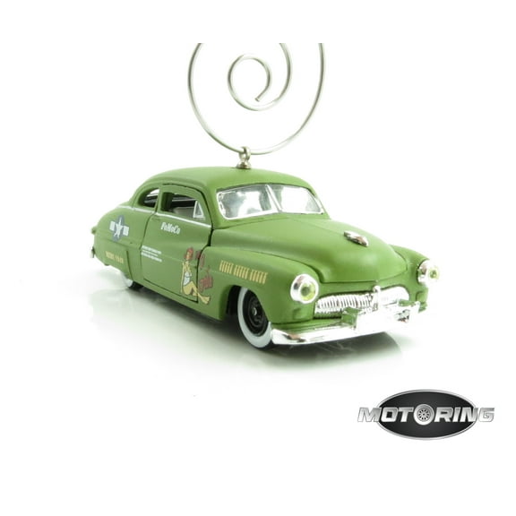 1949 '49 Mercury Green Merc Gale Car Rare Christmas Tree Ornament Diecast