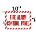 thumbnail image 2 of FIRE ALARM CONTROL PANEL SIGN - (Reflective !!! ALUMINUM 7 X 10), 2 of 2