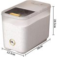 thumbnail image 2 of Wekity Sealed Grain Storage Container, Rice Jar, Kitchen Rice Dispenser, Nut Container, 4 Specifications Available,Clear-1057, 2 of 5