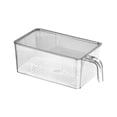 thumbnail image 1 of Refrigerator Storage Box with Handle Sealed Lid Large Capacity Built-in Drainboard Transparent Food-grade Multifunctional Fridge Fruit Vegetable Organizer for Kitchen, 1 of 8