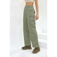 thumbnail image 2 of utcoco Women's Casual Cargo Pants Multiple Pockets Loose Straight Leg Pants, 2 of 5