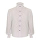 thumbnail image 1 of Camisa gótica de hombre con cuello alto y mangas abullonadas, ribete de encaje, poliéster, para todas las estaciones, elegante para fiestas/vacaciones., 1 of 6