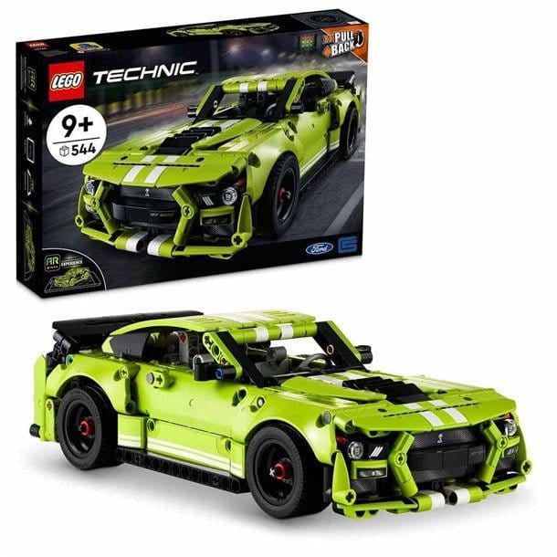 マサ6540 LEGO Technic Ford Mustang Shelby GT500 42138 - Pull Back Race Toy