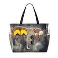 thumbnail image 1 of Fotbe Elephant in Smoke Bolsa de Viaje para Playa - Resistente al Agua, Bolsa Tote de Gran Capacidad y Ligera con 7 Bolsillos para Mujeres y Hombres, 1 of 7