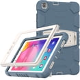 thumbnail image 4 of XYX Case for Samsung Galaxy Tab A 8.0 inch (SM-T290/SM-T295), Dual Layer Slim Heavy Shockproof Rugged Protective Cover Case with Kickstand (Cornflower Blue), 4 of 7