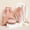 pink, variant on Wheat Straw Rabbit Shampoo Brush TT Hair Comb V-shaped Hair Comb Massage Shampoo Brush Set 3Pcs