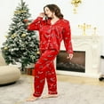thumbnail image 1 of Ensemble Pyjama 2 Pièces pour Femmes avec Chemise et Pantalon à Manches Longues de Noël, 1 of 2