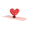 thumbnail image 4 of yuksok Valentine's Day Cards Birthday Card Heart Tree Card for Festival Fathers Day, 4 of 9