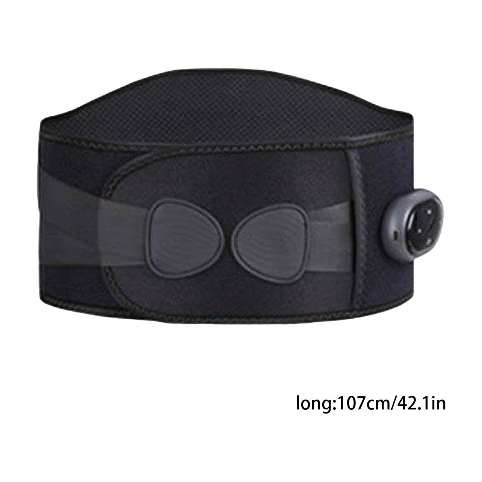 SNGMN Rechargeable Waist Heating Belt with Red Light Heating Vibration Massage 3 Heat Levels 3 Massage Modes Digital Display Controller Moxa Bag Compatible Adjustable Wear Anti Touch Design