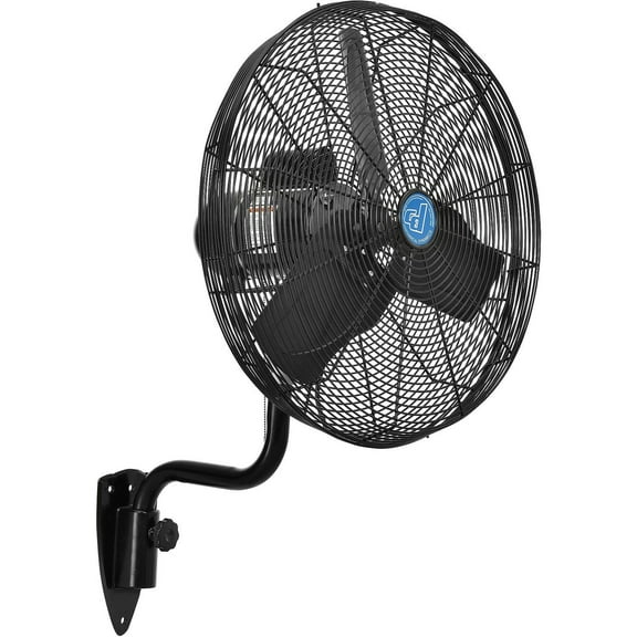 CD Premium 24" Oscillating Wall Mount Fan, TEFC Motor, 9,400 CFM, 1/2 HP