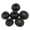 thumbnail image 2 of uds almohadillas para los oídos de repuesto aislamiento de ruido almohadillas para los oídos de espuma de rebote lento suave para auriculares IOS Pro negro, 2 of 5