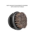 thumbnail image 4 of 3-piece set of retro oil head carving cleaning broken hair brush beard set brush beard styling set comb with small scissors, 4 of 4