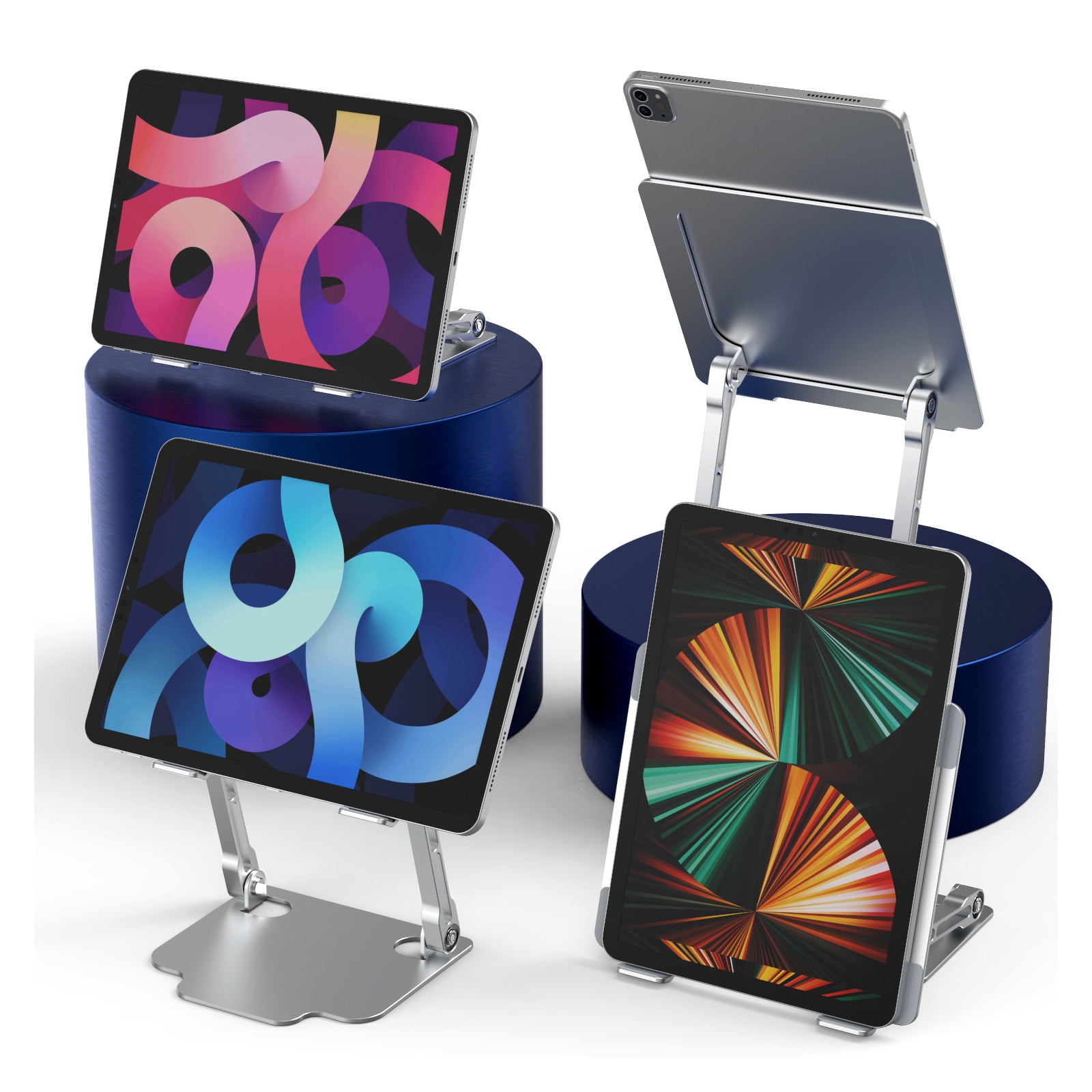 Height Adjustable Laptop Holder Aluminum Folding Lifting Stand for Tablet Desktop Notebook Cooling Stand for 10-17.3inch