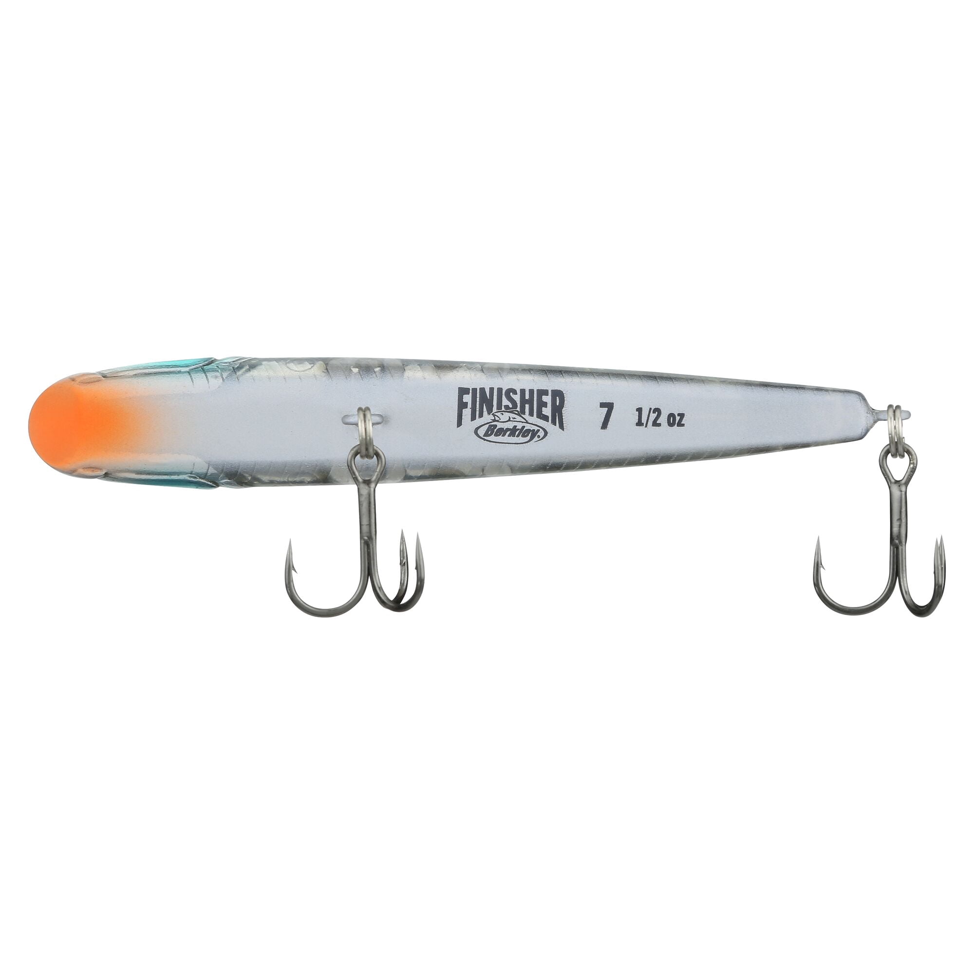 Berkley Finisher, 2.75 in, Glide Baits, Ghost Chrome Gill (1 Count)