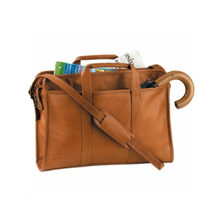 Royce Leather 631-TAN-3 Ellis Soft-Sided Full Grain Cowhide Briefcase - Tan