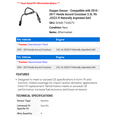 thumbnail image 2 of Oxygen Sensor - Compatible with 2010 - 2011 Honda Accord Crosstour 3.5L V6 J35Z2 FI Naturally Aspirated GAS, 2 of 2