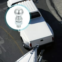 IBASETOY 1Set Silver Tow Ball for Trailer Hitch Accessories Chrome Plated Galvanized Towing and Outdoor Use