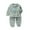 d-Green4325, variant on FAOWME Winter Autumn New Boys Girls Thickened Warm Long Sleeve Tops With Long Pants Sets Children Cartoon Flannel Home Wear Outfits Clothes Sets Cozy O-Neck Dailywear