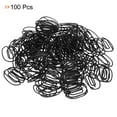 thumbnail image 3 of Unique Bargains Paper Clip, Coated Number 0 Shape, Black, 100 Count, 3 of 6