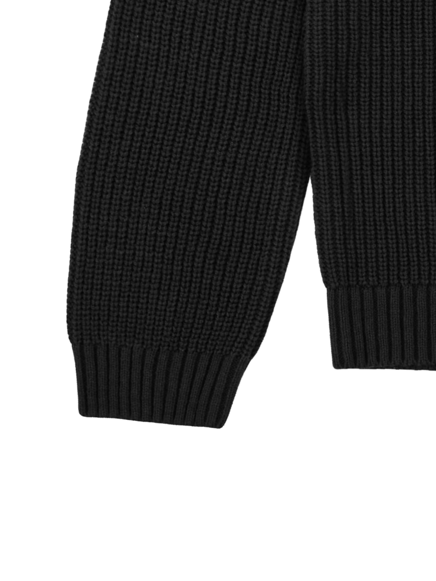 Wonder Nation Boys Quarter Zip Sweater with Long Sleeves, Sizes 4-18