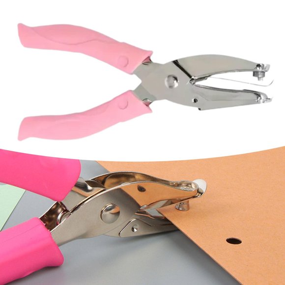 Elodie Single Hole Punch Portable DIY Drill Metal for Office Stationery Paper Cards 5mm Star