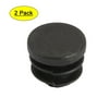 2Pcs Chair Table Leg Plastic Cap Ribbed Round Tube Insert Fit 16mm Diameter Hole