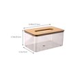 thumbnail image 3 of LSLJS Composite Board Cover Scandinavian Tissue Box Household Living Room Coffee Table Drawer Box Transparent Restaurant Drawer Box, Home Accessories, 3 of 8
