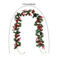 thumbnail image 4 of Aurorax Indoor Christmas Wreath Decorations,Christmas Garland 6ft Farmhouse Berries Garland for Mantel Wall, 4 of 6
