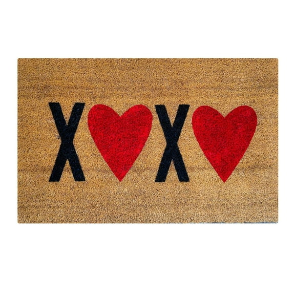 Lilixerw Valentine's Day Theme Text Doormat,Non-Slip Indoor Outdoor Entry Rug,Heart Floor Mat for Romantic Home Decor,Soft Absorbent Bathroom Kitchen Front Door Carpet,15.75x23.62in