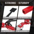 thumbnail image 4 of Metal Removable Iron Casing Car Wheel Jack 2 Piece Set, Mechanical 1500 Pound Car Slide Plate,12 Inch Wheel Vehicle Alignment Jack, Heavy Duty Roller With Ratchet Foot Pedal For Tire Car Repair Mobile, 4 of 8