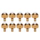 thumbnail image 4 of 10 piezas de repuesto de corona de reloj Noctilucence accesorios de repuesto de cabeza de reloj de acero inoxidable dorado 4,0mm, 4 of 14