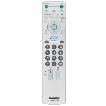 New RM-FW001 Replace Remote for Sony Monitor FWD-40LX2F FWD-40LX2X FWD-32LX2F