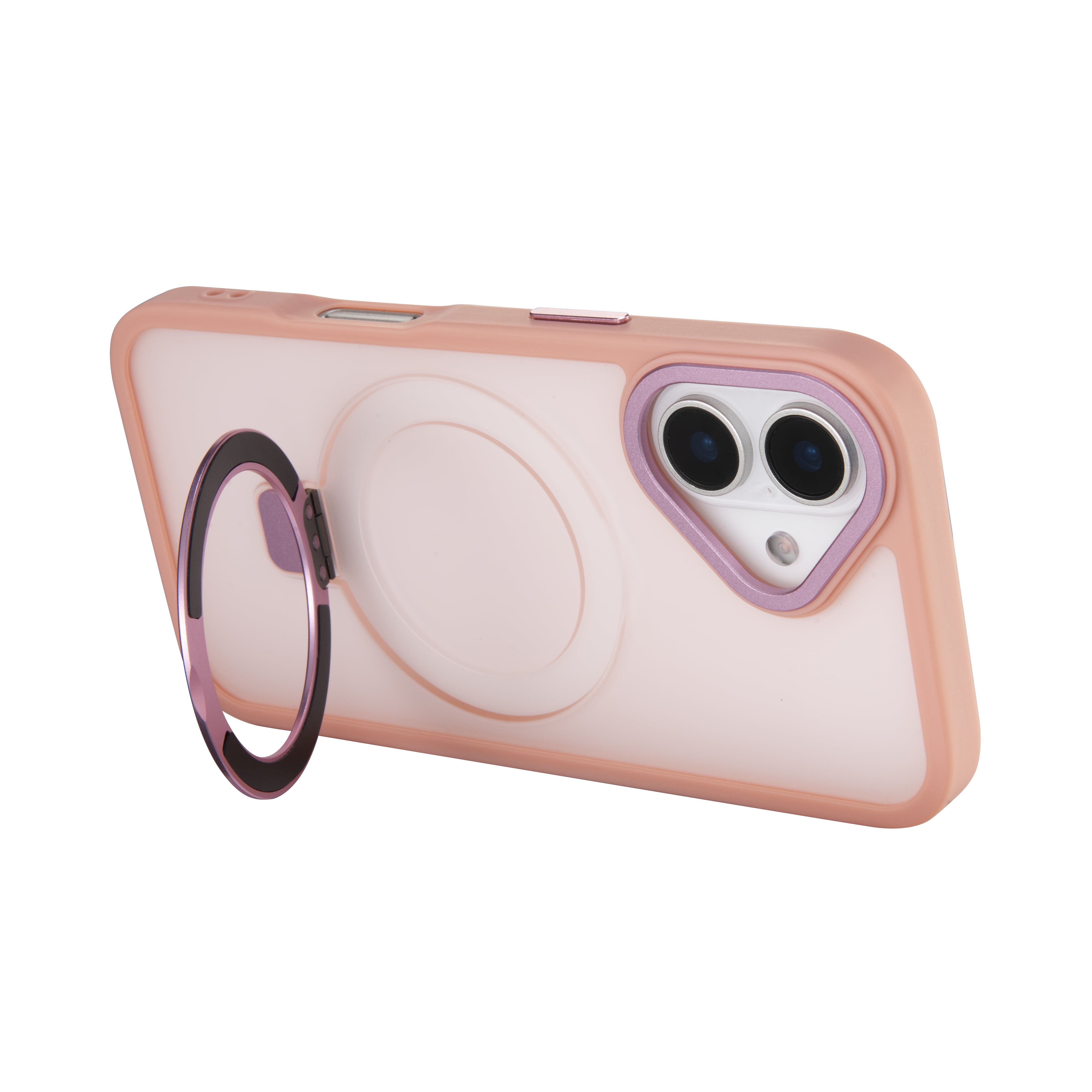 Artikl Lux Pro MagSafe Compatible Clear Case for iPhone 16 - Pink, Pink, Phone Case for iPhone 16