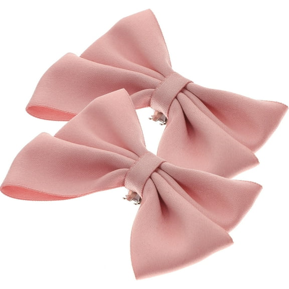 CTIRCHIU 2Pcs Fashionable Bow Shoes Clip Removable Pink Decor for Wedding Party