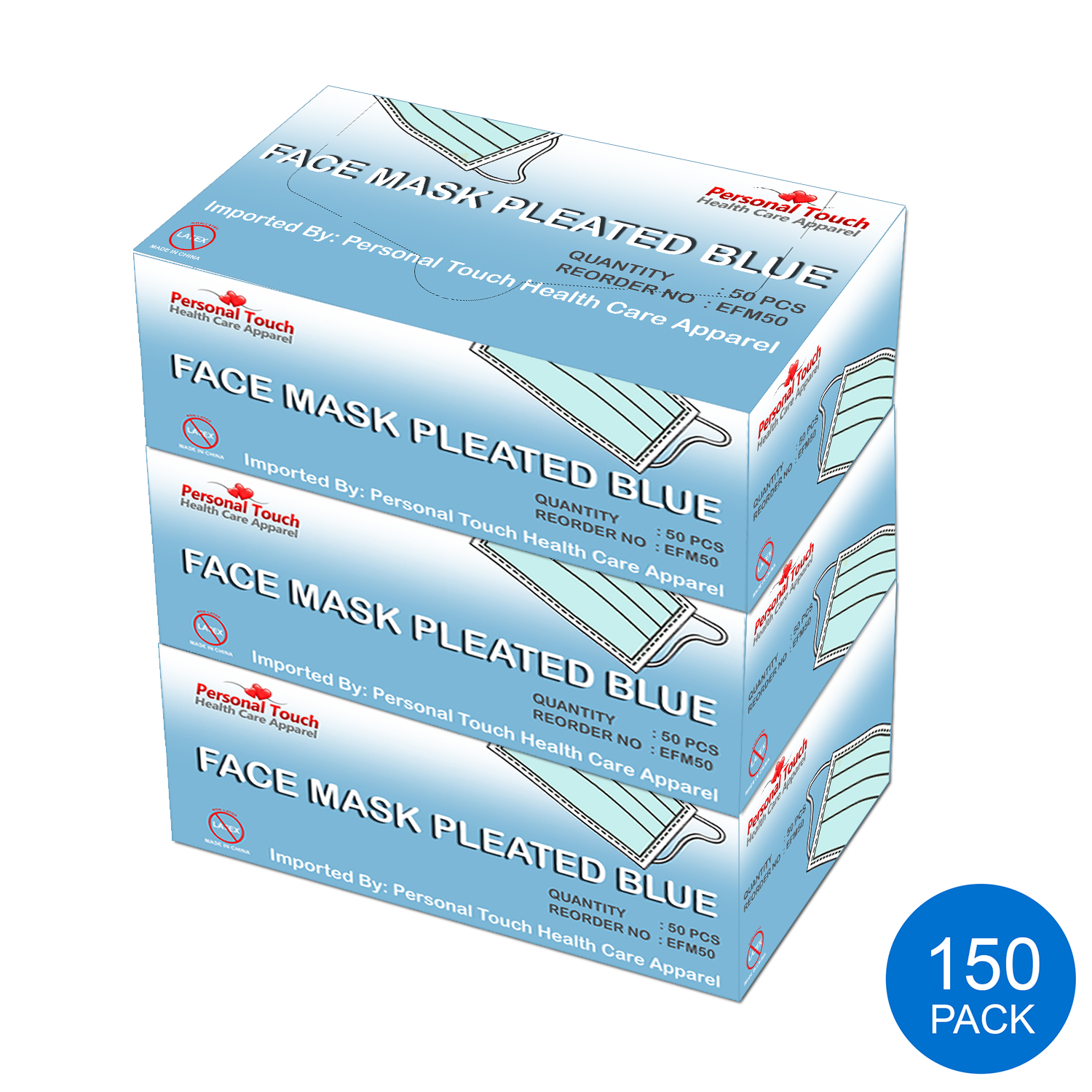 personal touch blue disposable earloop face mask personal touch blue disposable earloop face mask