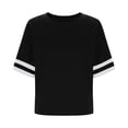 thumbnail image 4 of tarylea Girls Oversized T Shirts Drop Shoulder Short Sleeve Shirts Round Neck Loose Fitted Summer Tees Top, 4 of 7