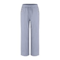 thumbnail image 3 of SIYUDAN Women'S Pants Womens Pants Casual Grey Adult Womens Pants Women Lounge Pants Wide Leg Lounge Pants With Pockets Women'S Fall Pants, 3 of 4