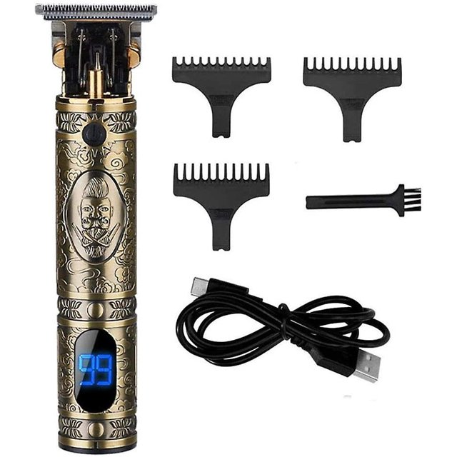 Podadoras de pelo, equipos de aseo recargables inalámbricos T-blade Close Cut Trimmer oso de fresa Electrónica