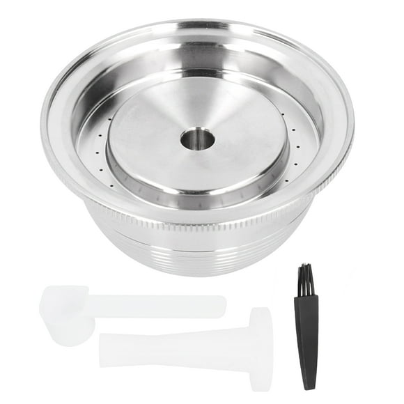 Coffee Capsule Kit Stainless Steel Hemispherical Refillable Filters for Nespresso Vertuo Plus