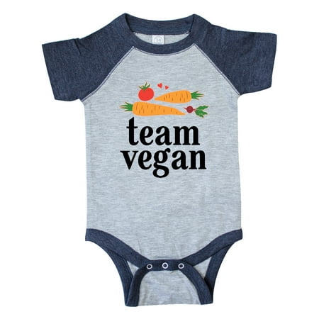 

Inktastic Vegetarian Gift Team Vegan Gift Baby Boy or Baby Girl Bodysuit
