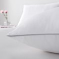 thumbnail image 2 of Marina Decoration Oreiller Breathable Sleeping Medium Firm Silver Piping Bed Pillow for Side and Back Sleepers, Hotel Collection Pillows 2 Piece Pack, 2 of 5
