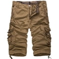 thumbnail image 5 of Pantalones capri de talla grande para hombre, pantalones capri de verano para hombre, pantalones cortos casuales, 5 of 5